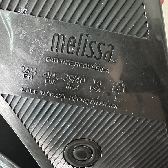 Melissa Women's MLSA 3D Scented Rainbow Striped Beach Slides Sandals size 10 - Picture 6 of 6